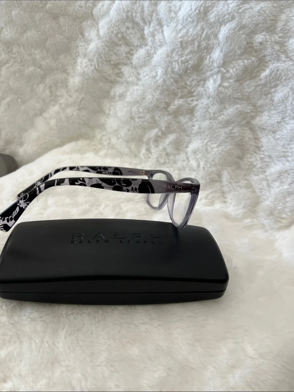 Ralph Lauren Clear Translucent Gray Women's Eye Glass Frame